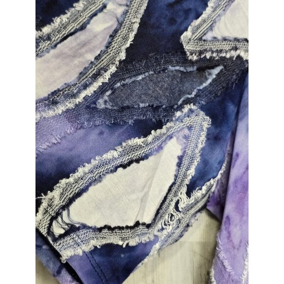 Leo & Nicole Textured Top 2X Short Sleeve Business Casual Church - Picture 4 of 8